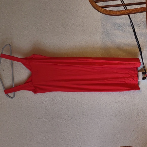 GAP | Bodycon Midi Hula Red Dress Size Small TALL & Medium NWT - Picture 7 of 7